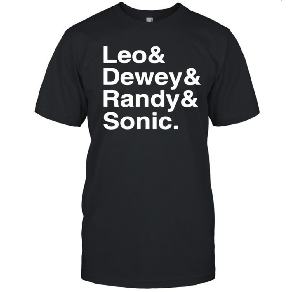 Leo Dewey Randy Sonic Ben Schwartz Shirt